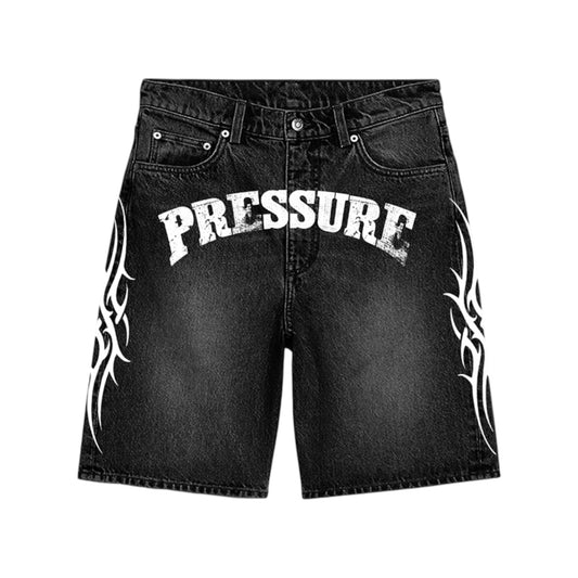 PRESSURE Denim shorts (Dark Wash)