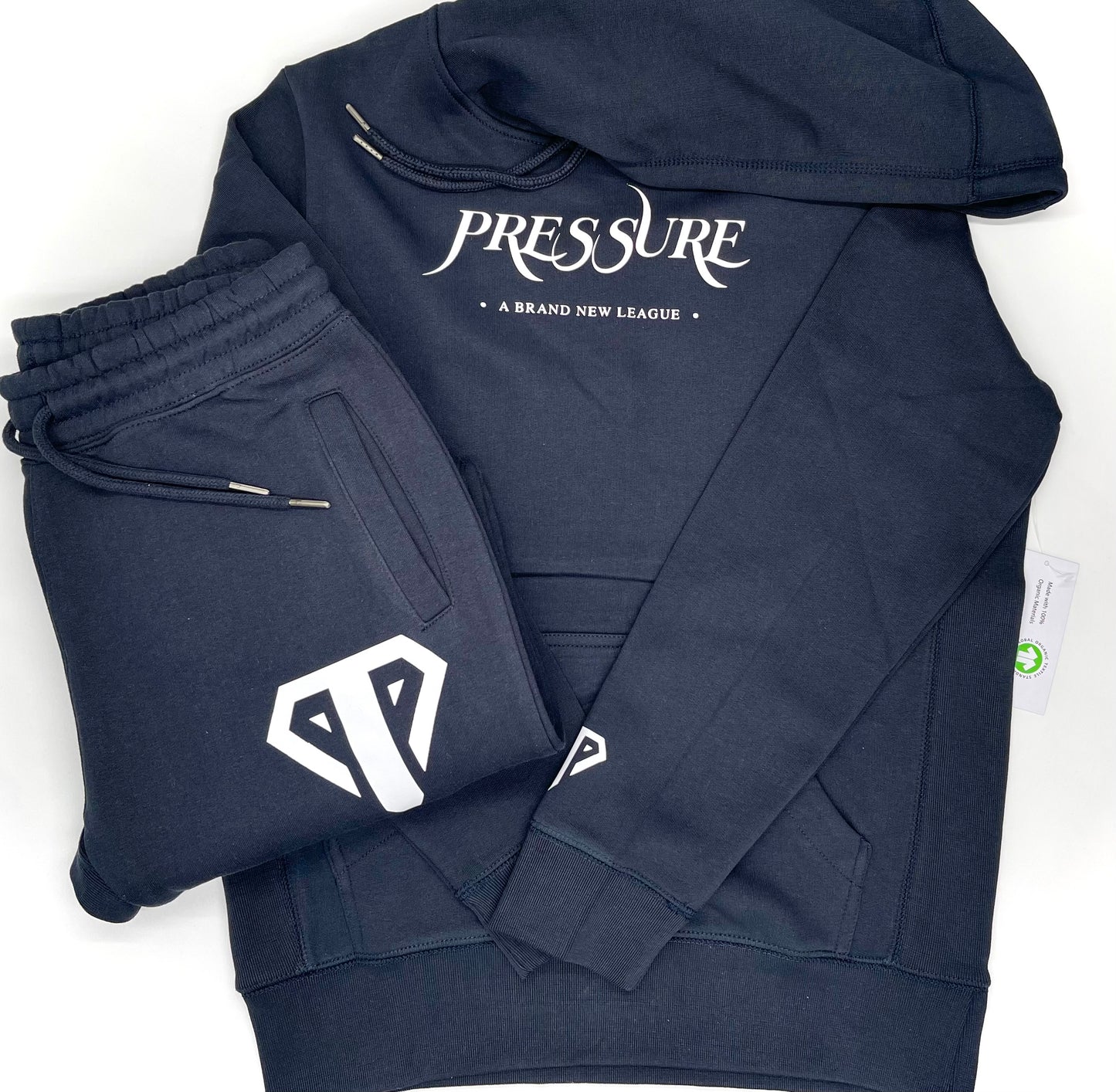 A Brand New League Sweatsuit in Navy