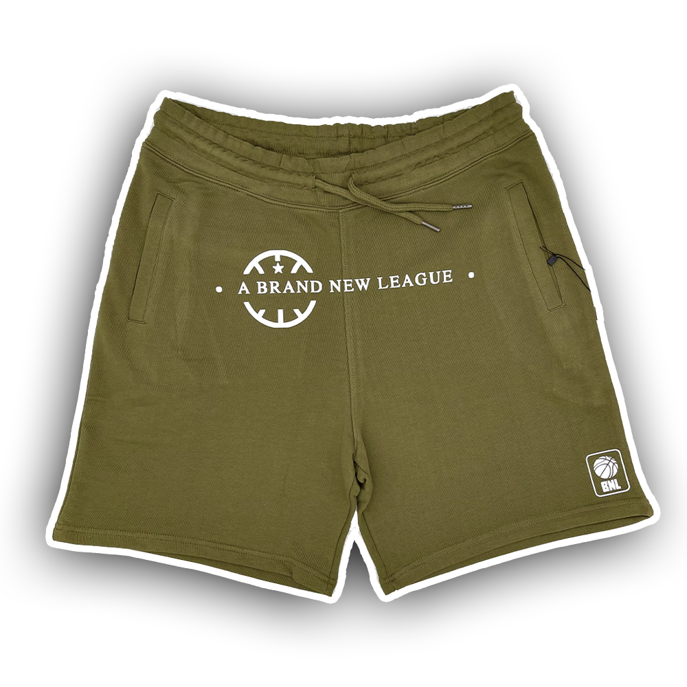 BNL Sweatshorts in Olive Green