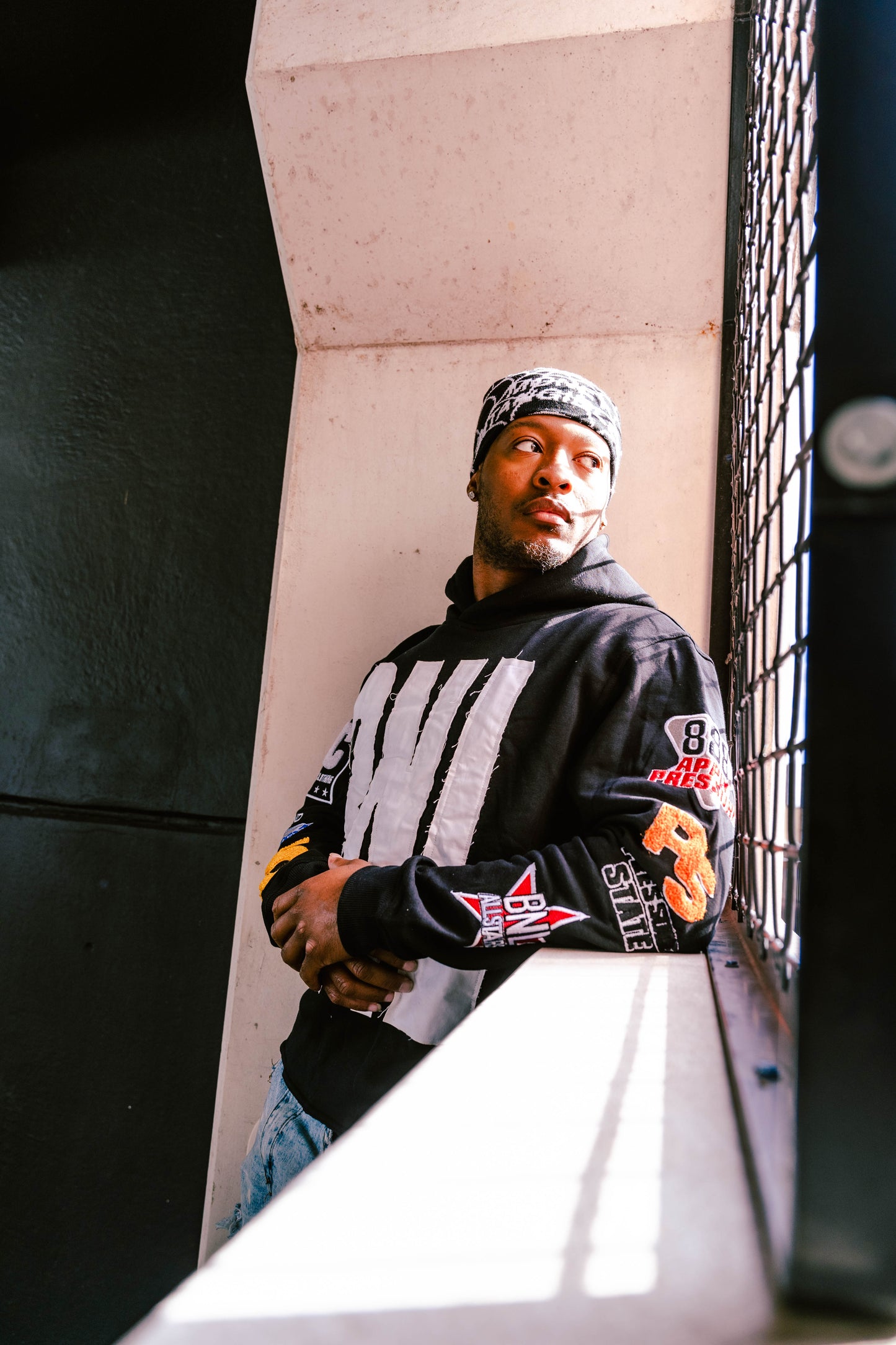 BNL Distressed Pullover Hoodie