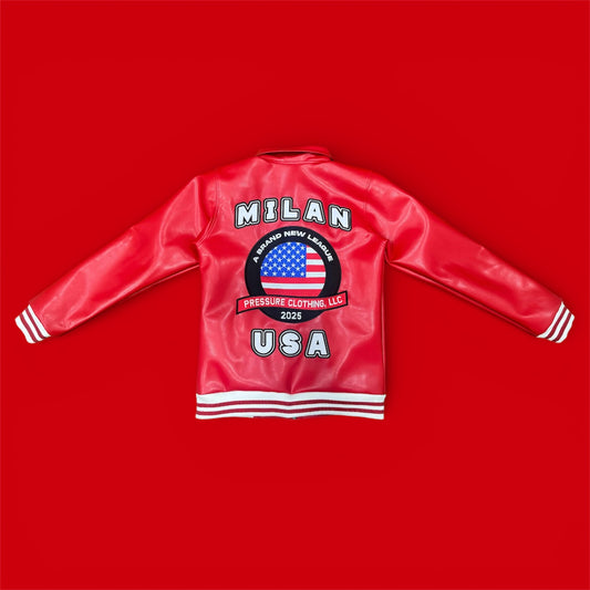 BNL Leather Varsity Jacket