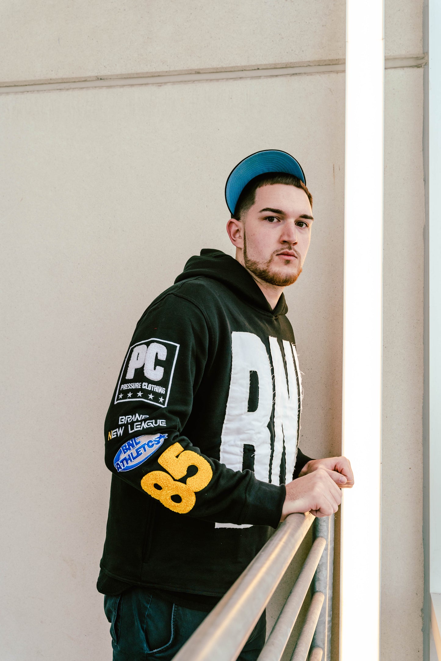 BNL Distressed Pullover Hoodie