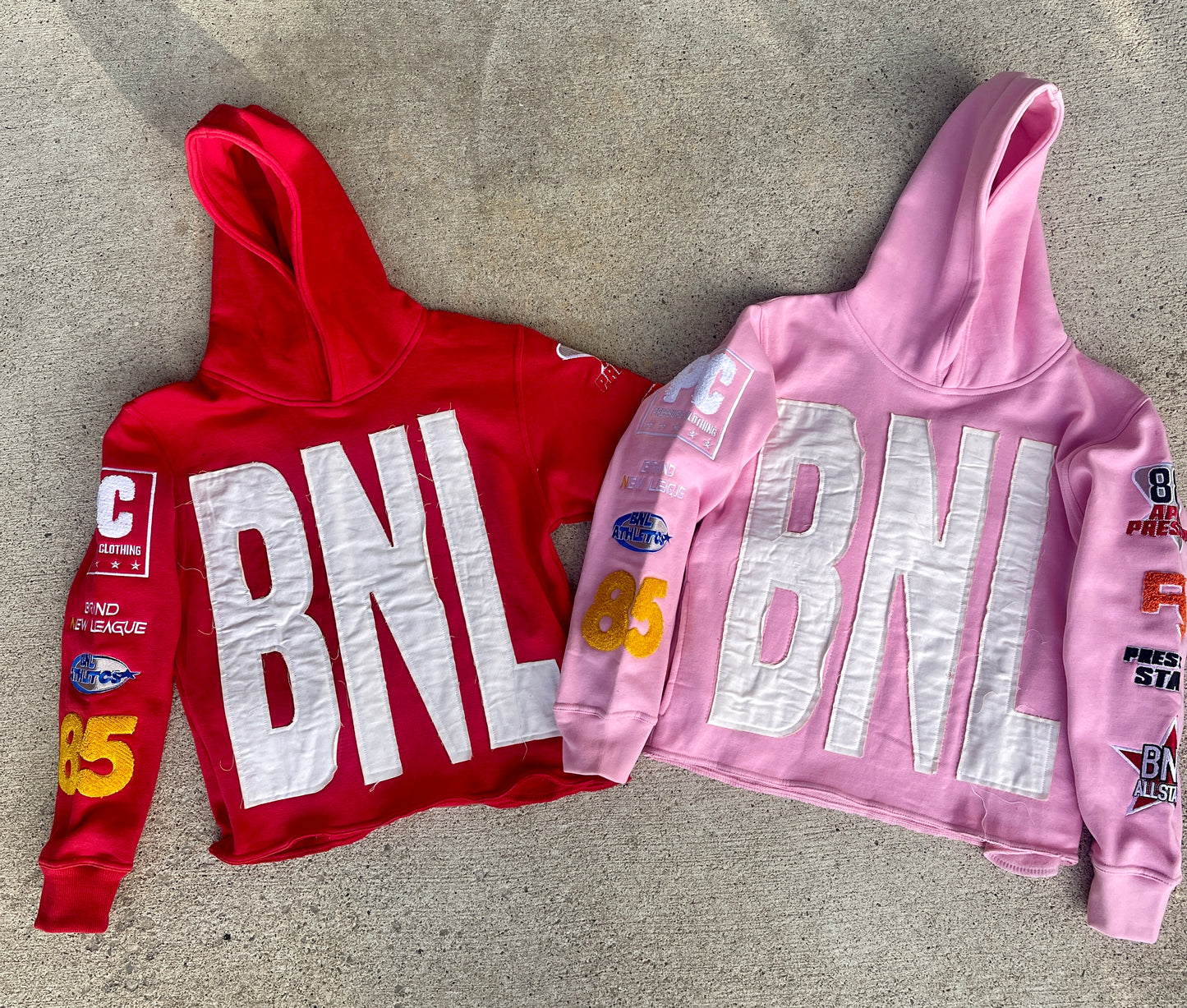 BNL Distressed Pullover Hoodie