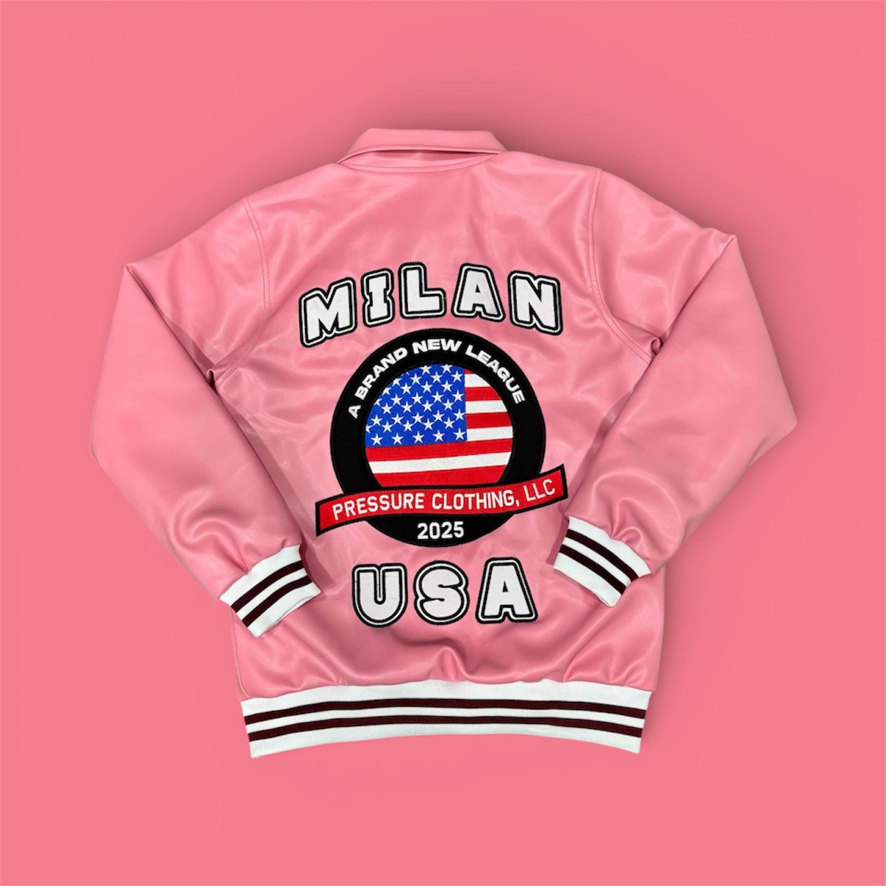 BNL Leather Varsity Jacket