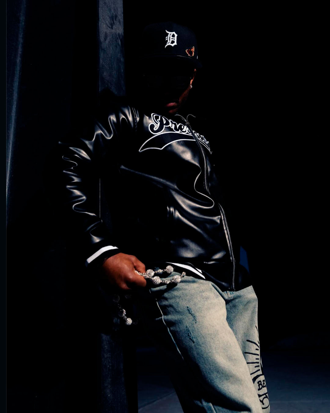 BNL Leather Varsity Jacket
