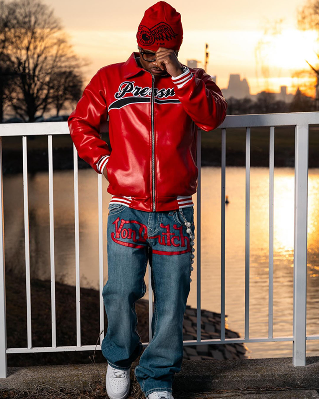 BNL Leather Varsity Jacket
