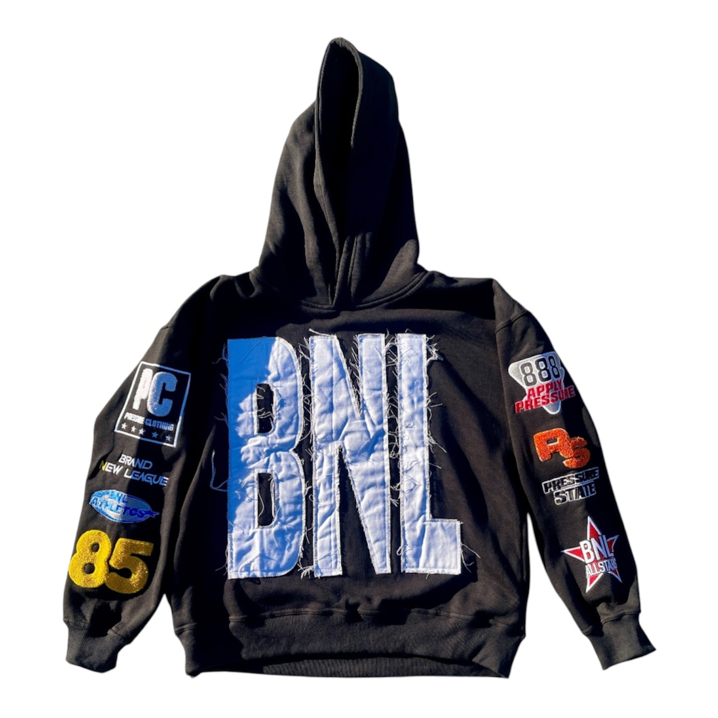 BNL Distressed Pullover Hoodie