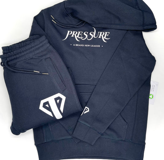 A Brand New League Sweatsuit in Navy