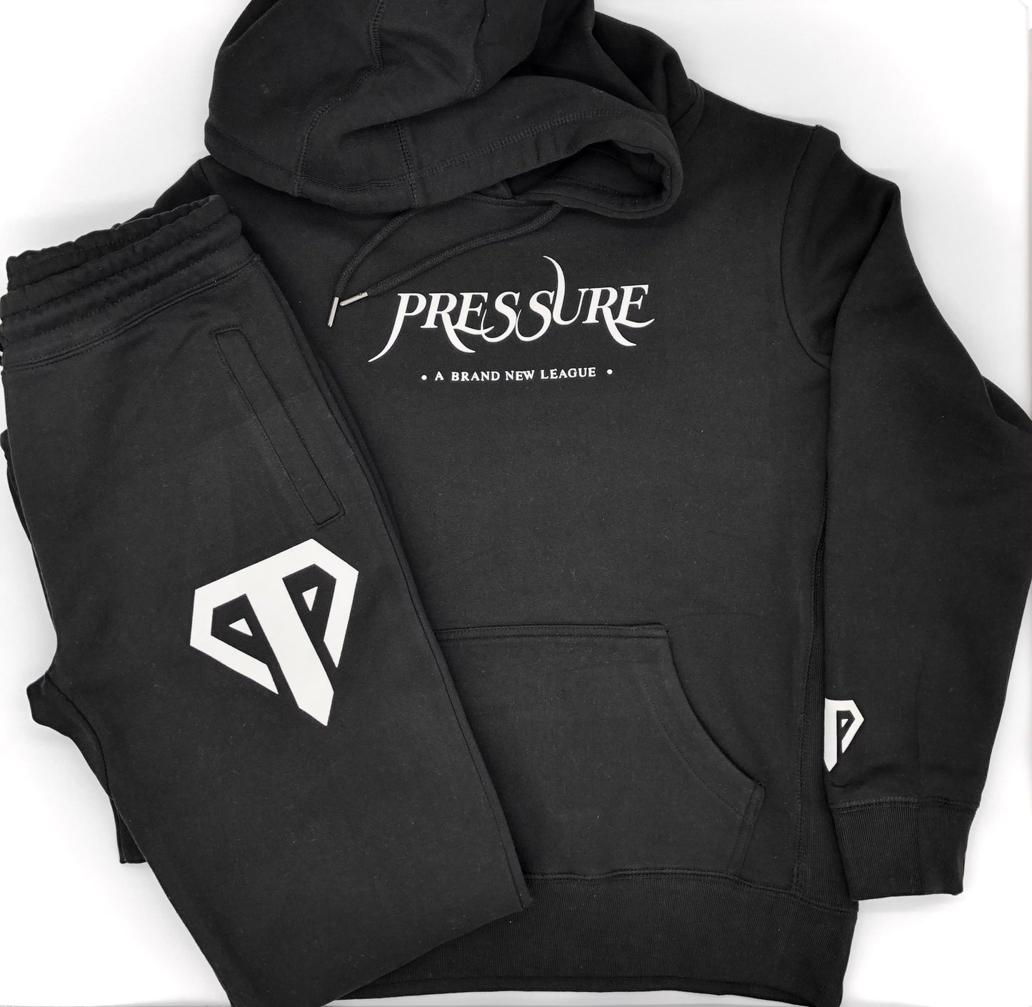 A Brand New League Sweatsuit in Black