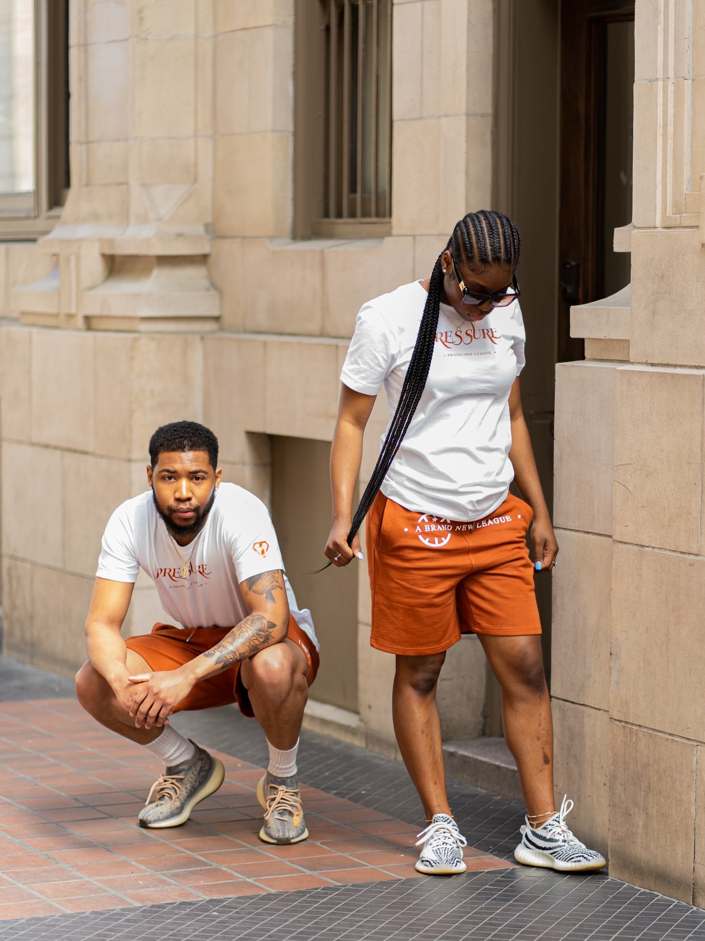 BNL Sweatshorts in Clay